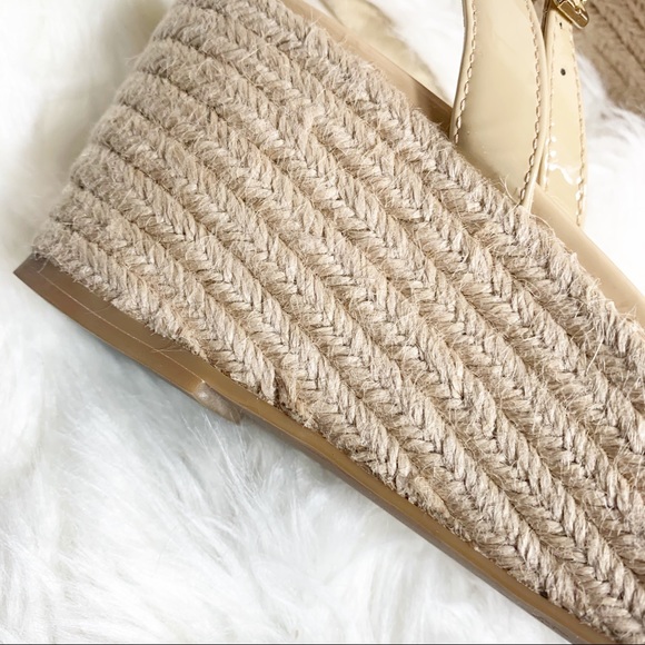 Kate Spade Mennie Ankle Strap Wedges Size 7.5 - Picture 5 of 7